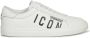 Dsquared2 Leren sneakers met 'Icon' logo White Heren - Thumbnail 4