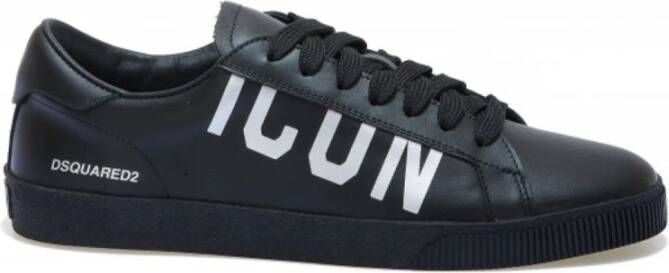 Dsquared2 Leren Sneakers met Logo Detail aan de Zijkant