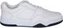 Dsquared2 Leren sneakers met ronde neus en logo White Heren - Thumbnail 1