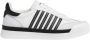 Dsquared2 Leren Sneakers met Strepen White Heren - Thumbnail 1