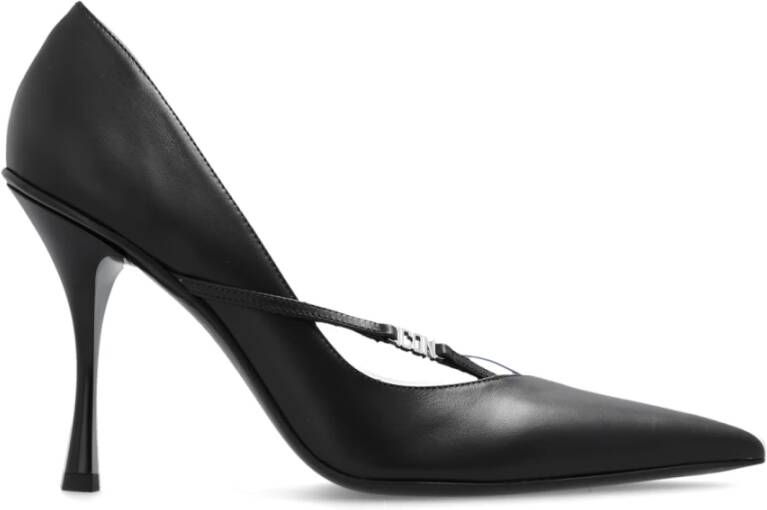 Dsquared2 Leren stiletto pumps Zwart Dames