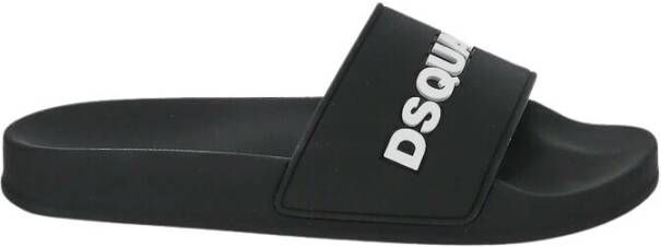 Dsquared2 Logo Slides Black Dames