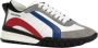 Dsquared2 men's shoes leather trainers sneakers Legend Wit Heren - Thumbnail 15