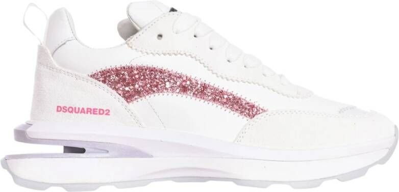 Dsquared2 Mid-Top Sportieve Sneakers White Dames