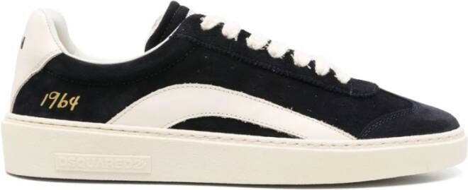 Dsquared2 Navy Blauw Wit Sneakers Stijlvol Uiterlijk