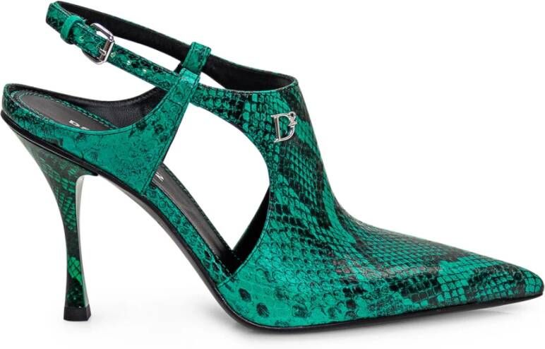 Dsquared2 Slingback Pump Schoenen Green Dames