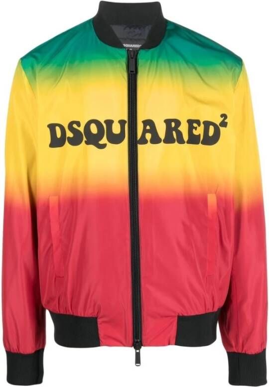 Dsquared2 Reflecterende Regenboog Bomberjack