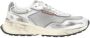 Dsquared2 Retro Vintage Panel Sneakers met Gestructureerde Zool White Heren - Thumbnail 6