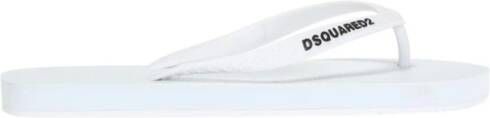 Dsquared2 Rubber flip-flops White Heren