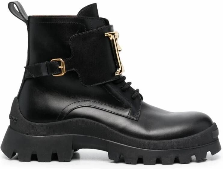 Dsquared2 D2 Statement biker boot van kalfsleer