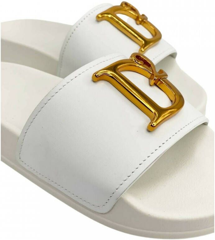 Dsquared2 Modieuze Witte Sandalen White Dames