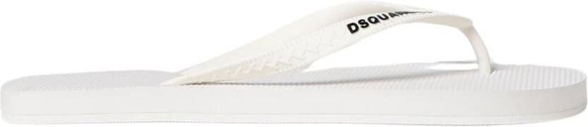 Dsquared2 Platte schoenen voor vrouwen White Heren
