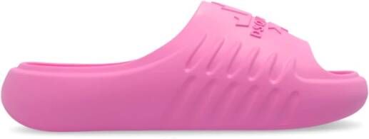 Dsquared2 Roze Logo Sandalen met Esdoornblad Motief Pink Dames