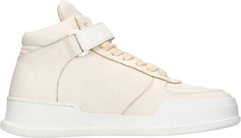 Dsquared2 Hoge Sneakers voor Heren met Veters Klittenband White Heren