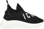 Dsquared2 Logo Sneakers met Geperforeerd Detail Black - Thumbnail 1