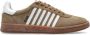 Dsquared2 Suède Leren Sneakers met Contrasterende Banden Gray Heren - Thumbnail 1