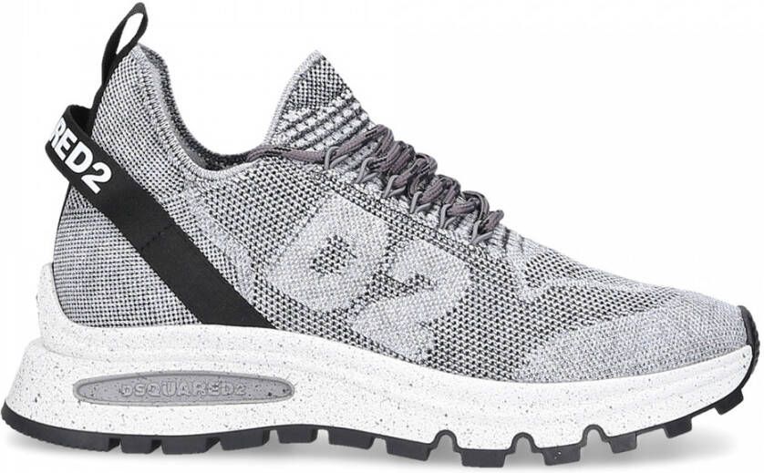 Dsquared2 Lace-Up Low Top Sneakers Grijs Heren - Foto 2