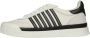 Dsquared2 Wit Leren Contraststiksel Sneakers White Heren - Thumbnail 12