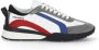 Dsquared2 men's shoes leather trainers sneakers Legend Wit Heren - Thumbnail 5