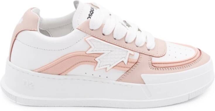 Dsquared2 Stijlvolle Sneakers voor dagelijks gebruik White Dames