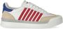 Dsquared2 New Jersey Sneakers Wit Rood Blauw Multicolor Heren - Thumbnail 9