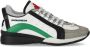 Dsquared2 Legendary sneaker van leer met suède details - Thumbnail 1