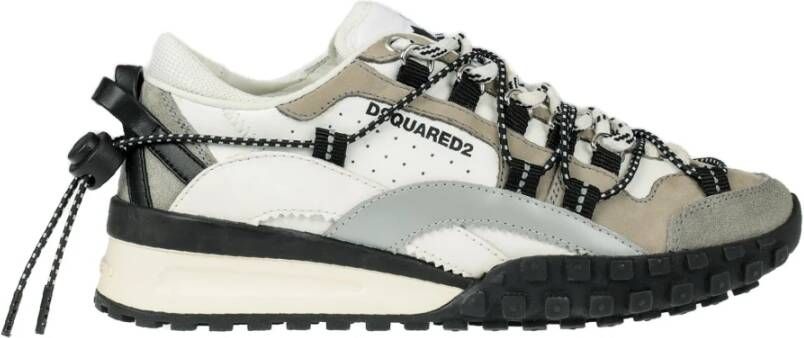 Dsquared2 Dames Lace-Up Low Top Sneake Gray Dames