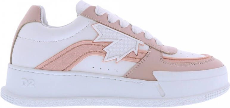 Dsquared2 Leather canadian sneakers Wit Dames