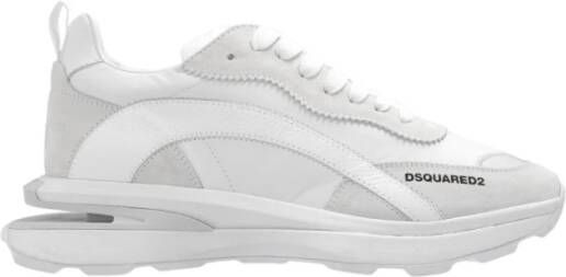 Dsquared2 Slash Sneakers met Dikke Zool White Heren