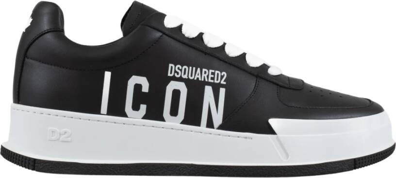 Dsquared2 Icon Sneaker Stijlvolle en comfortabele herensneakers Black Heren