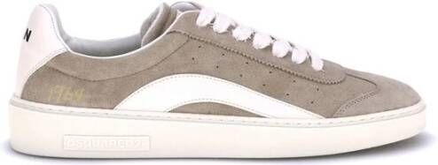 Dsquared2 Sportieve Suède Sneakers met Vetersluiting
