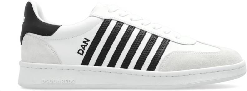 Dsquared2 Sportschoenen 'Boxer' White Heren