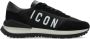 Dsquared2 Icon Runner sneaker met suède details - Thumbnail 1