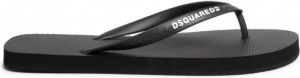 Dsquared2 Stijlvolle Flip Flops voor Heren Zwart Heren
