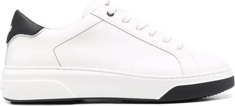 Dsquared2 Stijlvolle Lage Sneakers White Heren