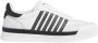 Dsquared2 Wit Leren Contraststiksel Sneakers White Heren - Thumbnail 1