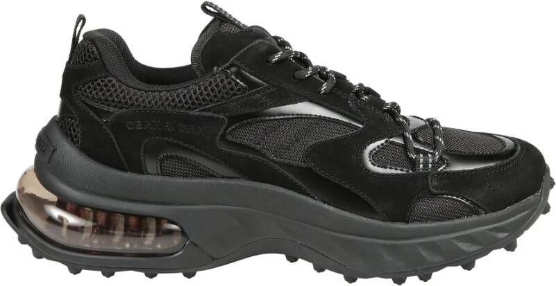 Dsquared2 Bubble sneaker van kalfsleer met mesh details