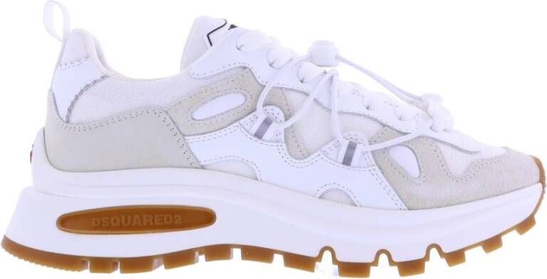 Dsquared2 Dames Run DS2 Sneaker Wit White Dames