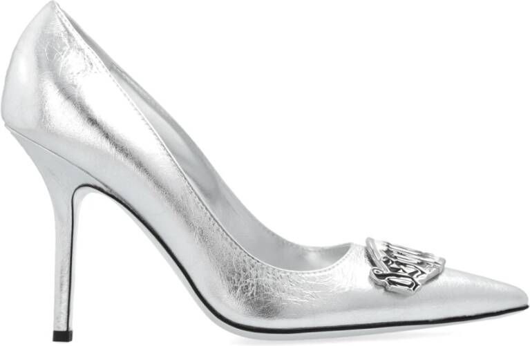 Dsquared2 Stiletto pumps met logo Gray Dames