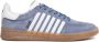 Dsquared2 Suède Sneakers met Contrastbanden Blue Heren - Thumbnail 1