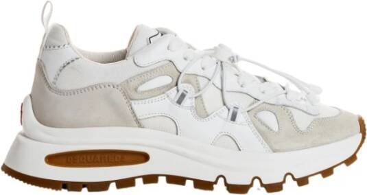 Dsquared2 Low-Top Sneakers Runds2 White Sneaker White in wit