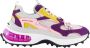 Dsquared2 Low-Top Sneakers Dames Bubble Sneaker Paars Multi in geel - Thumbnail 1