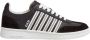 Dsquared2 Vintage Leren Sneakers Black Dames - Thumbnail 1