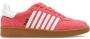 Dsquared2 Vintage Leren Sneakers Pink Dames - Thumbnail 1