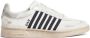 Dsquared2 Vintage Leren Sneakers White Heren - Thumbnail 1