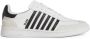 Dsquared2 Vintage Leren Sneakers White Heren - Thumbnail 1
