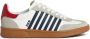 Dsquared2 Vintage Leren Sneakers White Heren - Thumbnail 1