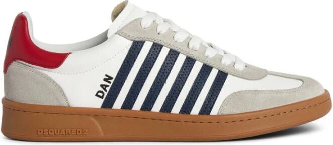 Dsquared2 Witte Boxer Sneakers Aw24 White Heren