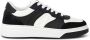 Dsquared2 Witte en zwarte leren sneakers - Thumbnail 1