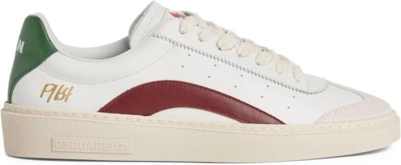 Dsquared2 Witte Leren Sneakers